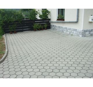 BETONSKI TLAKOVEC OBLAK GROUP ŠESTKOTNIK FI 20 CEMENTNO SIV