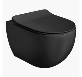 BIDE, VISEČI AXA ONE GLOMP NERO MATT 51X36.5X32 BIDE, VISEČI AXA ONE GLOMP NERO MATT 51X36.5X32