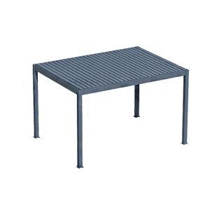 BIOKLIMATSKA MOTOTRIZIRANA PERGOLA BELLANO 400 X 286 CM, TEMNO SIVA