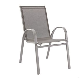 KOVINSKI STOL ALMA TEKST. T. SIV