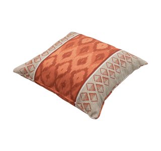 BLAZINA MADISON IKATIN, ORANŽNA, 50X50 CM