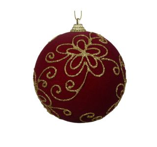 10 CM, TEMNO RDEČA, ŽAMET VZOREC