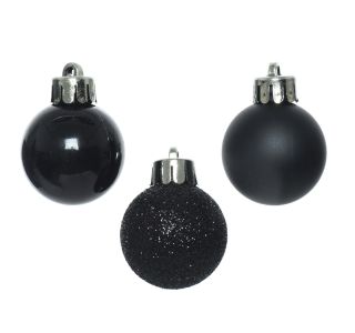 BUNKA IZ UMETNE MASE DECORIS ČRNA V TUBI 14/1 FI 3 CM