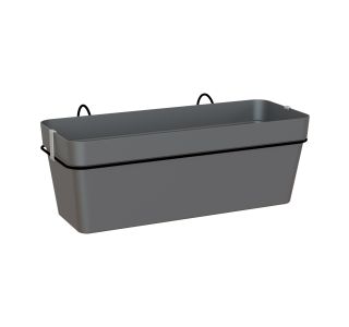 PE KORITO Z VODNO REZERVO CAPRI BALKONSKI SET ANTRACIT 50X28.5 CM PE KORITO Z VODNO REZERVO CAPRI BALKONSKI SET ANTRACIT 50X28.5 CM