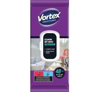 ČISTILO ZA WC, KOPALNICO VORTEX VLAŽNI ROBČKI ZA KOPAL. 48/1