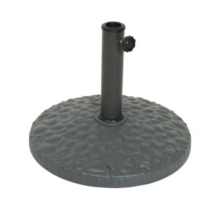 DECORIS PP PODSTAVEK ZA SENČNIK, TEMNO SIV