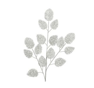 DEKORACIJA EVERLANDS VEJA Z LISTKI BELE BARVE 88 CM DEKORACIJA EVERLANDS VEJA Z LISTKI BELE BARVE 88 CM