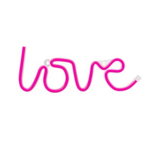 DEKORAT. STENSKA SVETILKA FOREVER NEON LED LOVE