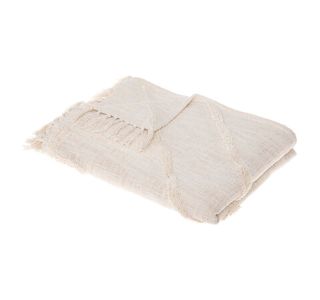 DEKORATIVNA ODEJA ATMOSPHERE INCA 180X130CM BOMBAŽNA KREM