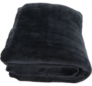 DEKORATIVNA ODEJA DOUCEUR D'INTÉRIEUR FLANEL 180X220 FLANOU ČRNA