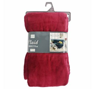 DEKORATIVNA ODEJA DOUCEUR D'INTÉRIEUR FLANEL 180X220 FLANOU KARMIN RDEČA