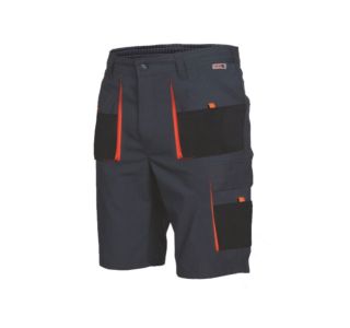 KRATKE HLAČE SARA KING ŠT.XXXL GRAFIT / ORANŽNA