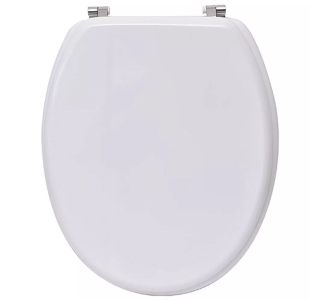 DESKA ZA WC ŠKOLJKO GEPARD SANITARY TENDANCE MDF Z INOX ŠARNIRJI