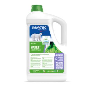 DETERGENT ZA PRANJE SANITEC WASHDET GREEN POWER, ECO, 5 L, ZA PERILO