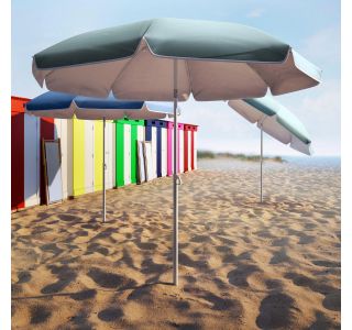 SENČNIK NATERIAL ZA PLAŽO VALI D200 ZELEN ALU, 160G