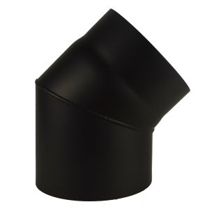 DIMNO KOLENO COLOR FI 160/45 ČRNO