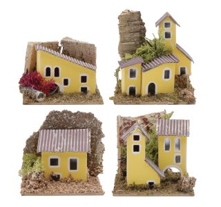 DODATEK ZA JASLICE EUROMARCHI MINI HIŠA RUMENA 10X10X9 CM DODATEK ZA JASLICE EUROMARCHI MINI HIŠA RUMENA 10X10X9 CM