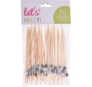 DODATEK ZA SERVIRANJE EH KOKTAIL NABODALA LESENA 50 KOS