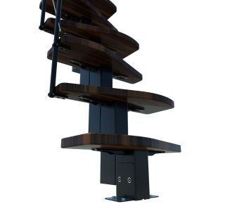 DODATEK ZA STOPNICE MINKA DODATNA STOPNICA QUATRO ČRNA/TEMNA BUKEV