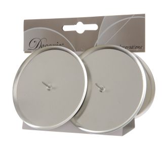NASTAVEK ZA SVEČO, SREBRN FI 100 MM, 4/1 NASTAVEK ZA SVEČO, SREBRN FI 100 MM, 4/1
