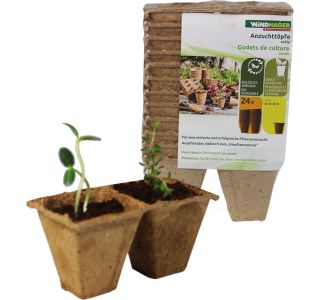 DODATEK ZA ZEMLJO WINDHAGER ŠOTNI LONČEK 6CM KVADRAT 24KOS DODATEK ZA ZEMLJO WINDHAGER ŠOTNI LONČEK 6CM KVADRAT 24KOS