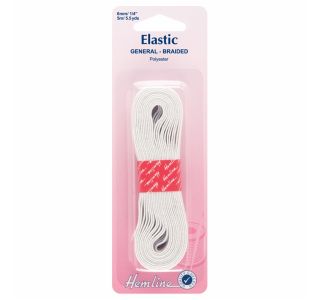 DODATKI ZA ŠIVANJE HEMLINE ELASTIKA 6MM X 5M BELA DODATKI ZA ŠIVANJE HEMLINE ELASTIKA 6MM X 5M BELA