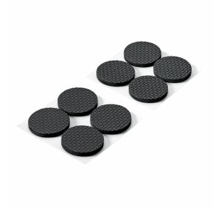 NEDRSEČA BLAZINICA HETTICH DIY,SAMOLEPLJIV FI 40X5 MM MM, ČRN, V ZAVOJU JE 8 KOS