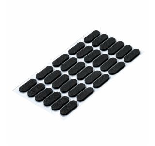 NEDRSEČA BLAZINICA HETTICH DIY,SAMOLEPLJIV 11X8X2 MM OVALNI, ČRNA, V ZAVOJU JE 30 KOS