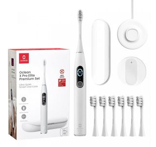 ELEKTRIČNA ZOBNA ŠČETKA OCLEAN BELA + SET