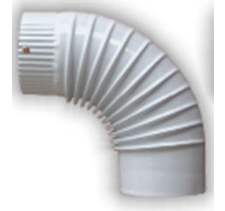 EMAJLIRANO DIMNO KOLENO FI 120 90° BELO