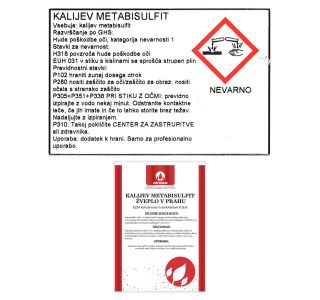 ENOLOŠKI PRIPOMOČEK K-METABISULFIT 10 G