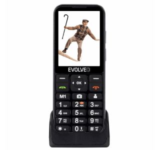 EVOLVEO EASYPHONE LT EP-880 TELEFON NA TIPKE ZA STAREJŠE 4G ČRN