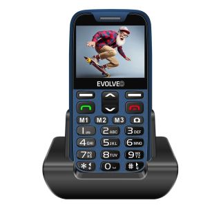 EVOLVEO EASYPHONE XR TELEFON NA TIPKE ZA STAREJŠE - MODER