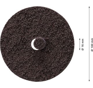 EXPERT N477 SCM BRUSILNA PLOŠČA ZA KOTNE BRUSILNIKE, 100 X 16 MM, GROBA