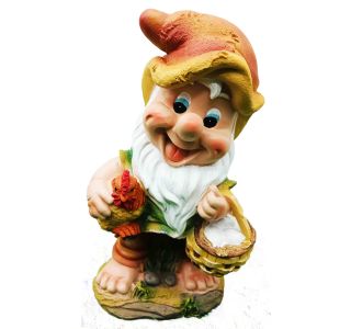 FIGURA, OKRASNA PALČEK S KOKOŠKO VIŠ.31 CM FIGURA, OKRASNA PALČEK S KOKOŠKO VIŠ.31 CM