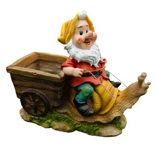 FIGURA, OKRASNA PALČEK S POLŽEM VIŠ.28 CM FIGURA, OKRASNA PALČEK S POLŽEM VIŠ.28 CM