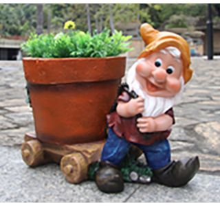 FIGURA, OKRASNA PALČEK ZA ROŽE VIŠ. 28 CM