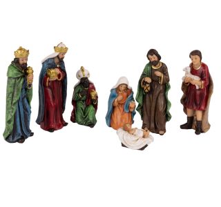FIGURA ZA JASLICE DECORIS JASLIČNI SET 7 KOS 5X3.5X12.5 CM FIGURA ZA JASLICE DECORIS JASLIČNI SET 7 KOS 5X3.5X12.5 CM