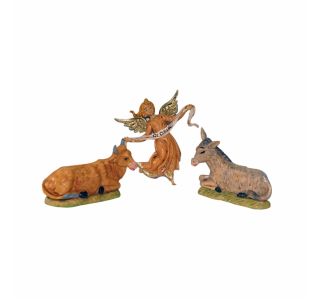 FIGURA ZA JASLICE EUROMARCHI ANGEL,OSEL,KRAVA 10CM LUX FIGURA ZA JASLICE EUROMARCHI ANGEL,OSEL,KRAVA 10CM LUX