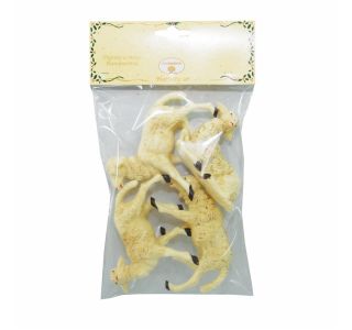 FIGURA ZA JASLICE EUROMARCHI OVČKE 10X10 CM 4 KOS FIGURA ZA JASLICE EUROMARCHI OVČKE 10X10 CM 4 KOS