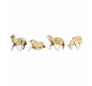 FIGURA ZA JASLICE EUROMARCHI OVČKE 6X5CM BELE 12 KOS FIGURA ZA JASLICE EUROMARCHI OVČKE 6X5CM BELE 12 KOS