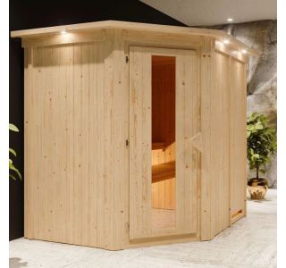 FINSKA SAVNA SIIRIN 2+9KW GRELEC NR KOTNI VHOD+STREŠ.VENEC