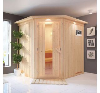 FINSKA SAVNA SIIRIN 2+ 9KW GRELEC ZR KOTNI VHOD+STREŠ.VENEC