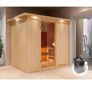 FINSKA SAVNA SODIN 4+9KW GRELEC NR PREDNJI VHOD+STREŠ.VENEC