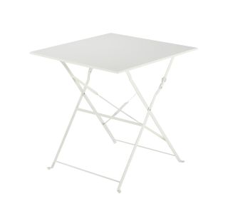 FLORA ORIGAMI MIZA POLNO JEKLO KREM 70X70