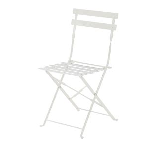 FLORA ORIGAMI STOL FULL STEEL KREM