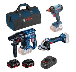 AKUMULATORSKI SET BOSCH PROFESSIONAL GBH 180-LI + GWS 180-LI + GDX 180-LI AKUMULATORSKI SET BOSCH PROFESSIONAL GBH 180-LI + GWS 180-LI + GDX 180-LI