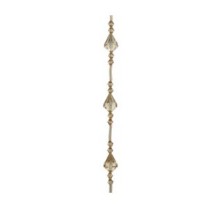 GIRLANDA DECORIS AKRILNI DIAMANTI 130 CM RJAVE BARVE GIRLANDA DECORIS AKRILNI DIAMANTI 130 CM RJAVE BARVE