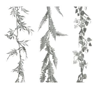 GIRLANDA, SREBRNE BARVE, DOLŽINE 180 CM, SORT GIRLANDA, SREBRNE BARVE, DOLŽINE 180 CM, SORT