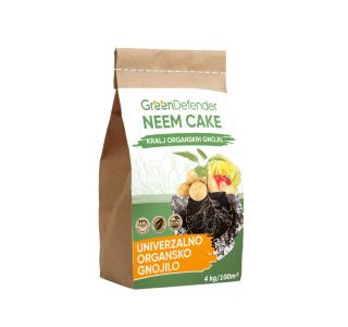 GNOJILO ZA PRIDELAVO GREEN DEFENDER NEEM CAKE 4 KG ORGANSKO GNOJILO